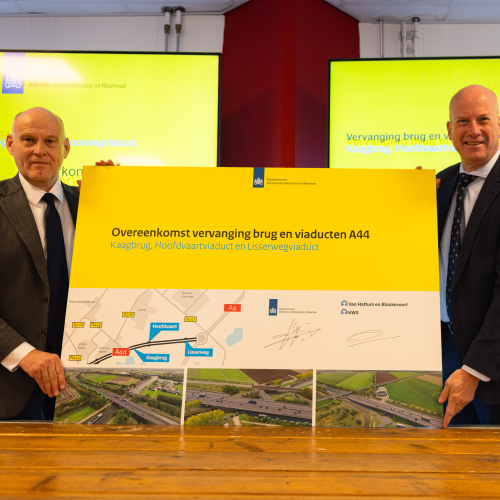 Contractondertekening project A44 Rijkswaterstaat
